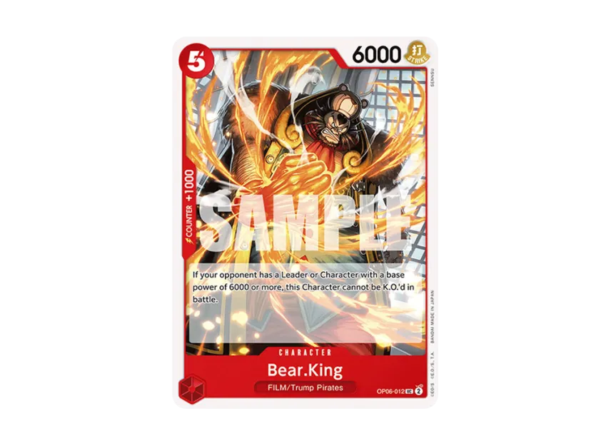 Bear.King UC [OP06-012] [EN] (Booster Pack "Wings Of The Captain")