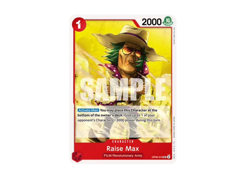 Raise Max UC [OP06-016] [EN] (Booster Pack "Wings Of The Captain")