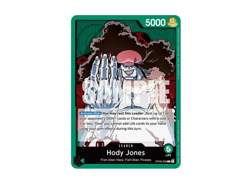 Hody Jones L [OP06-020] [EN] (Booster Pack "Wings Of The Captain")