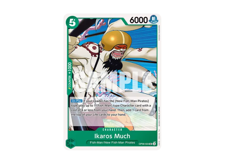 Ikaros Much UC [OP06-024] [EN] (Booster Pack "Wings Of The Captain")