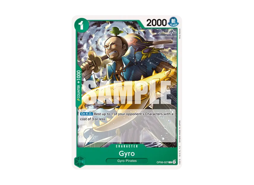 Gyro C [OP06-027] [EN] (Booster Pack "Wings Of The Captain")