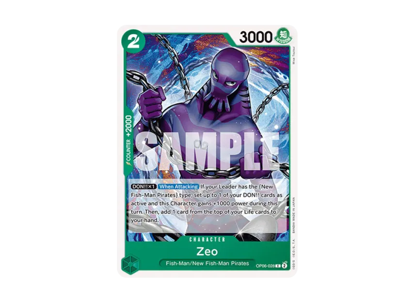 Zeo C [OP06-028] [EN] (Booster Pack "Wings Of The Captain")