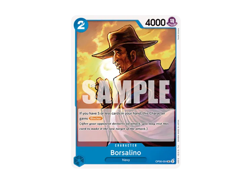 Borsalino UC [OP06-054] [EN] (Booster Pack "Wings Of The Captain")