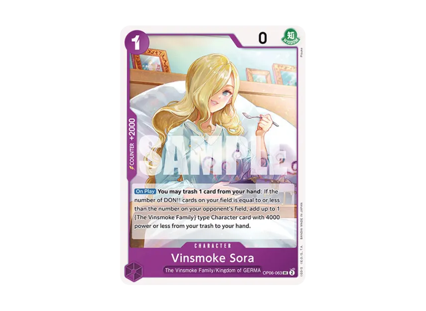 Vinsmoke Sora UC [OP06-063] [EN] (Booster Pack "Wings Of The Captain")