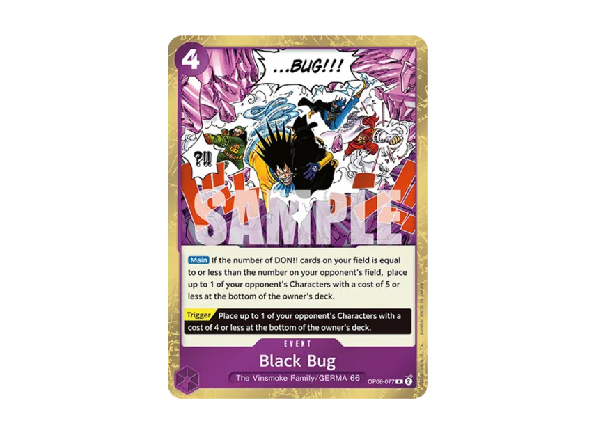 Black Bug R [OP06-077] [EN] (Booster Pack "Wings Of The Captain")