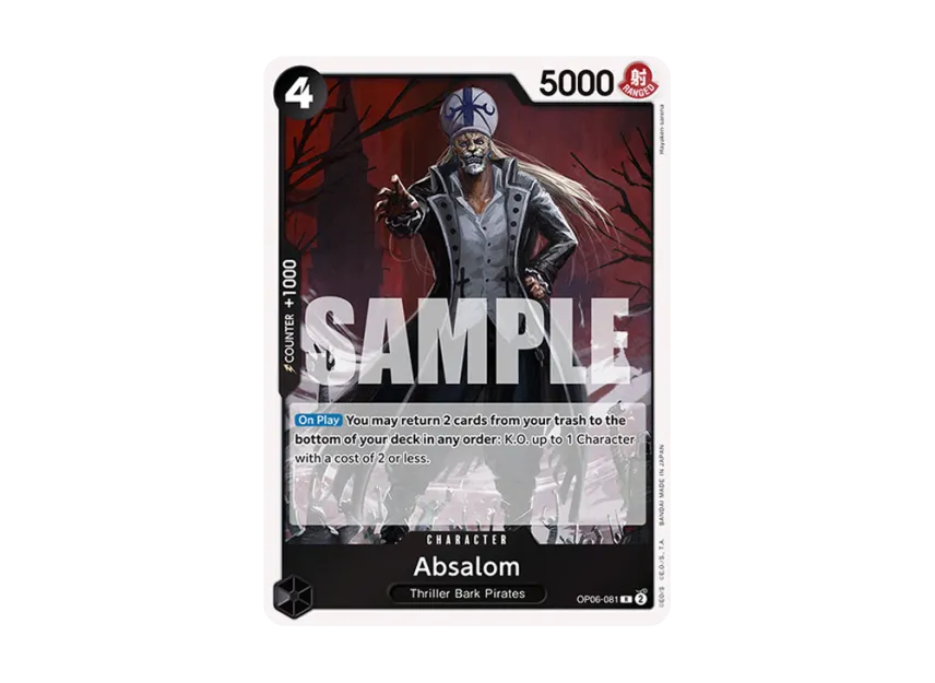 Absalom R [OP06-081] [EN] (Booster Pack "Wings Of The Captain")
