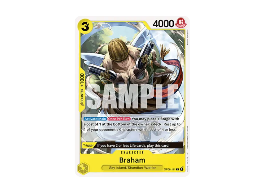 Braham C [OP06-111] [EN] (Booster Pack "Wings Of The Captain")