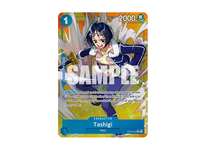 Tashigi R-P [OP06-050] [EN] (Booster Pack "Wings Of The Captain")