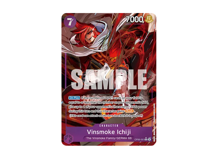 Vinsmoke Ichiji R-P [OP06-061] [EN] (Booster Pack "Wings Of The Captain")