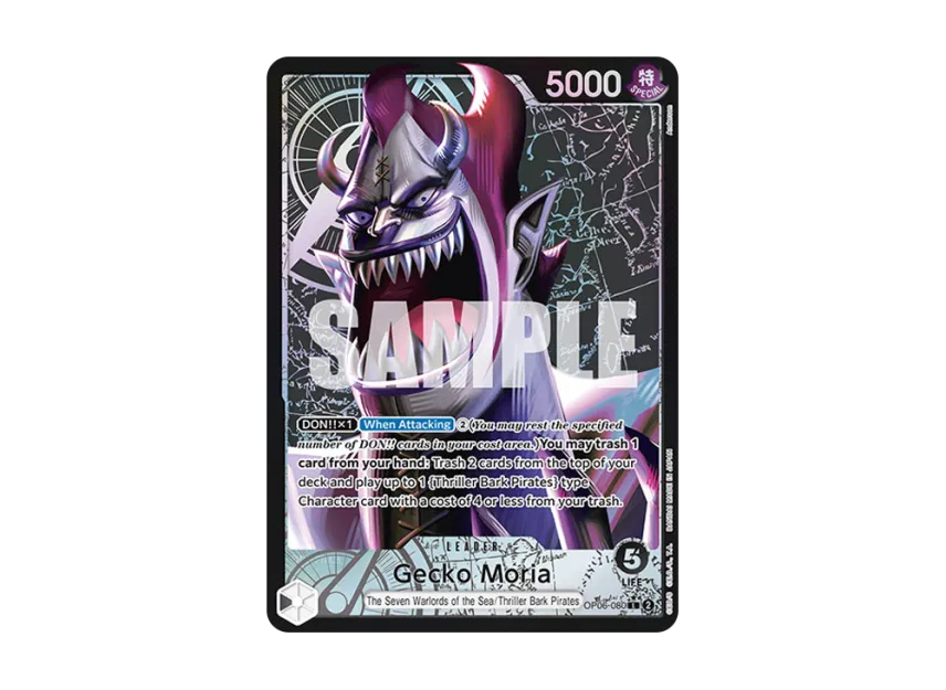 Gecko Moria L-P [OP06-080] [EN] (Booster Pack "Wings Of The Captain")