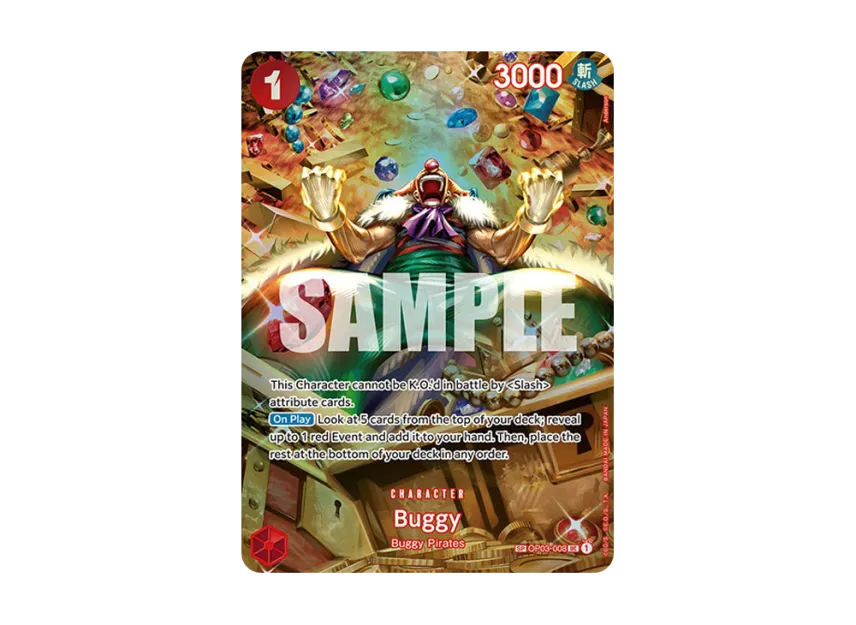 Buggy UC-SPC [OP03-008] [EN] (Booster Pack "Wings Of The Captain")