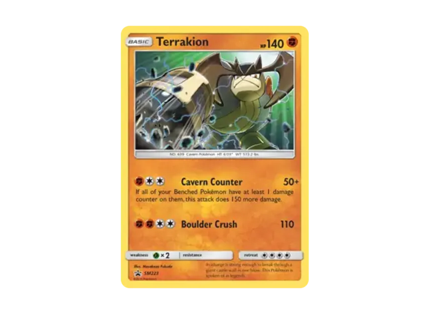 Terrakion P [SM223] (Sun & Moon "Promotional Card")
