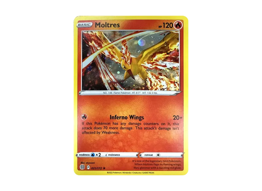 Moltres R : Holo [172-PROMOTIONAL-CARD 021/172] (Promotional Card)