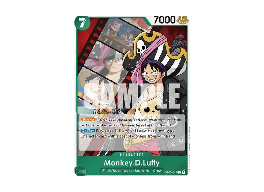 Monkey.D.Luffy R-P [OP02-041] [EN] (Start Deck "Uta")