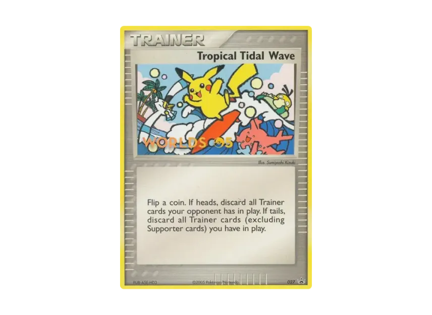 Tropical Tidal Wave P [EX-RUBY-SAPPHIRE-PROMO 027] (EX Ruby & Sapphire "Promotional Card")