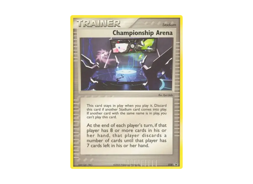 Championship Arena P [EX-RUBY-SAPPHIRE-PROMO 028] (EX Ruby & Sapphire "Promotional Card")