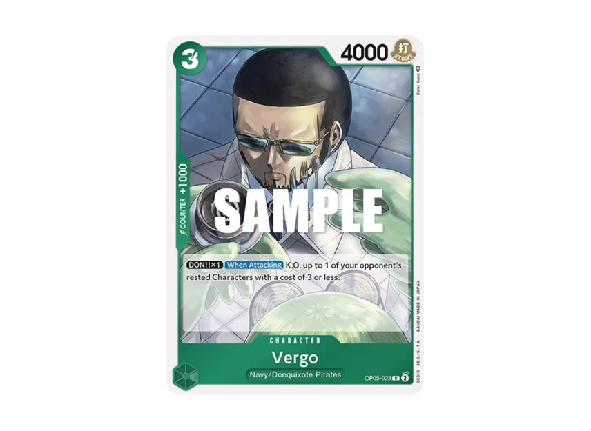 Vergo R [OP05-023] [EN] (Booster Pack "Awakening Of The New Era")