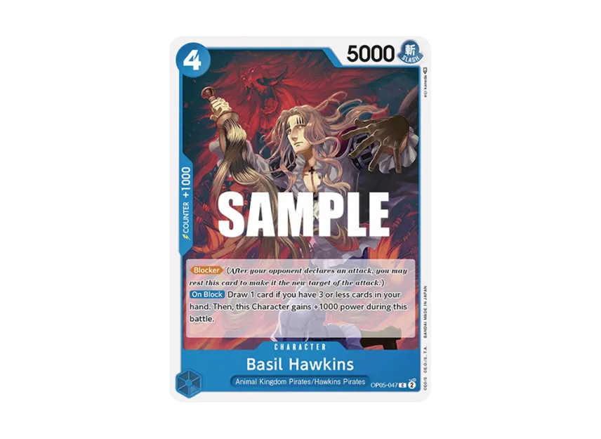 Basil Hawkins C [OP05-047] [EN] (Booster Pack "Awakening Of The New Era")