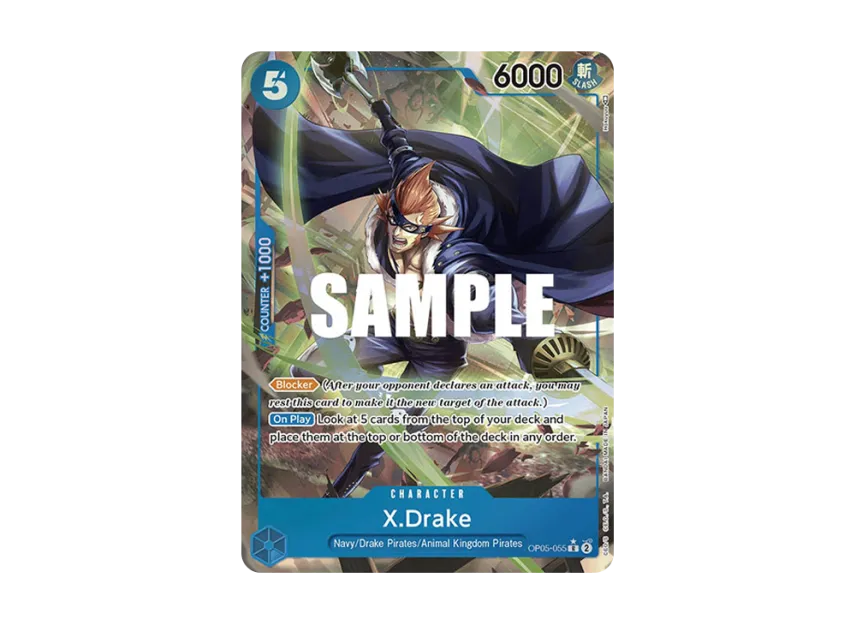 X.Drake R-P [OP05-055] [EN] (Booster Pack "Awakening Of The New Era")