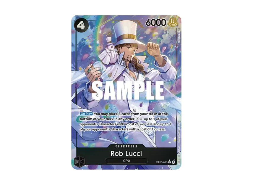 Rob Lucci SR-P [OP05-093] [EN] (Booster Pack "Awakening Of The New Era")
