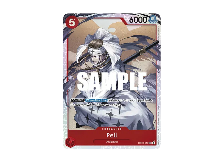 Pell SR [OP04-013] [EN] (Booster Pack "Kingdoms Of Intrigue")