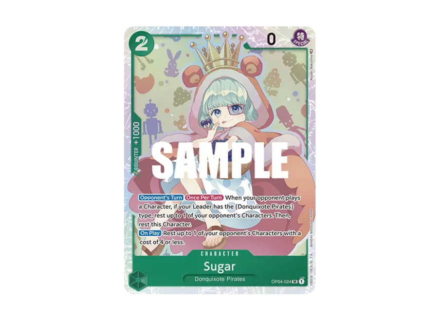 Sugar SR [OP04-024] [EN] (Booster Pack "Kingdoms Of Intrigue")