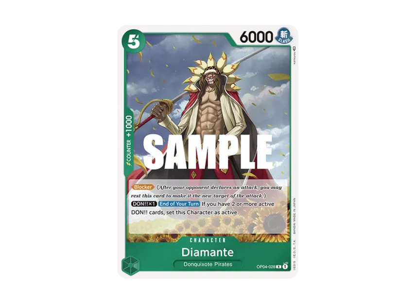 Diamante R [OP04-028] [EN] (Booster Pack "Kingdoms Of Intrigue")