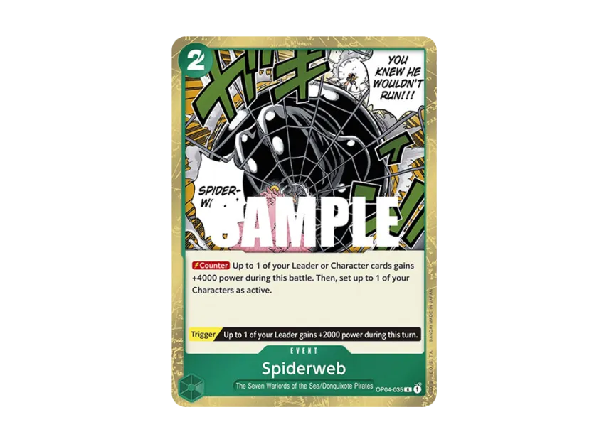 Spiderweb R [OP04-035] [EN] (Booster Pack "Kingdoms Of Intrigue")