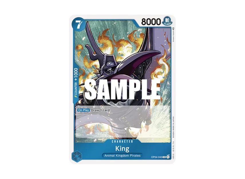 King R [OP04-045] [EN] (Booster Pack "Kingdoms Of Intrigue")