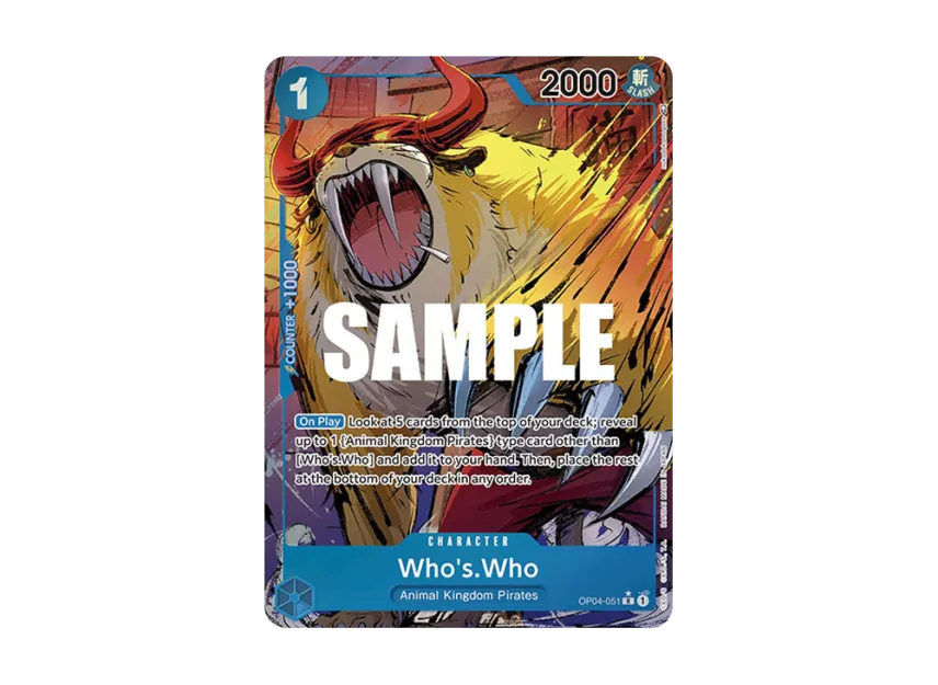 Who's.Who R-P [OP04-051] [EN] (Booster Pack "Kingdoms Of Intrigue")