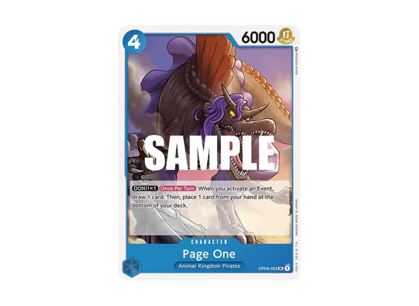 Page One UC [OP04-053] [EN] (Booster Pack "Kingdoms Of Intrigue")
