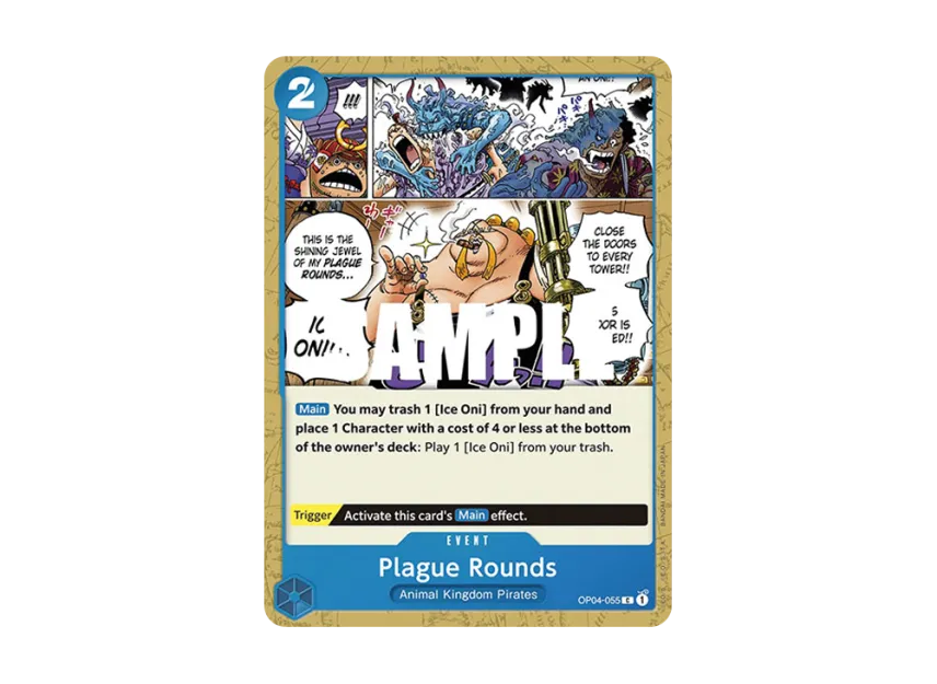 Plague Rounds C [OP04-055] [EN] (Booster Pack "Kingdoms Of Intrigue")