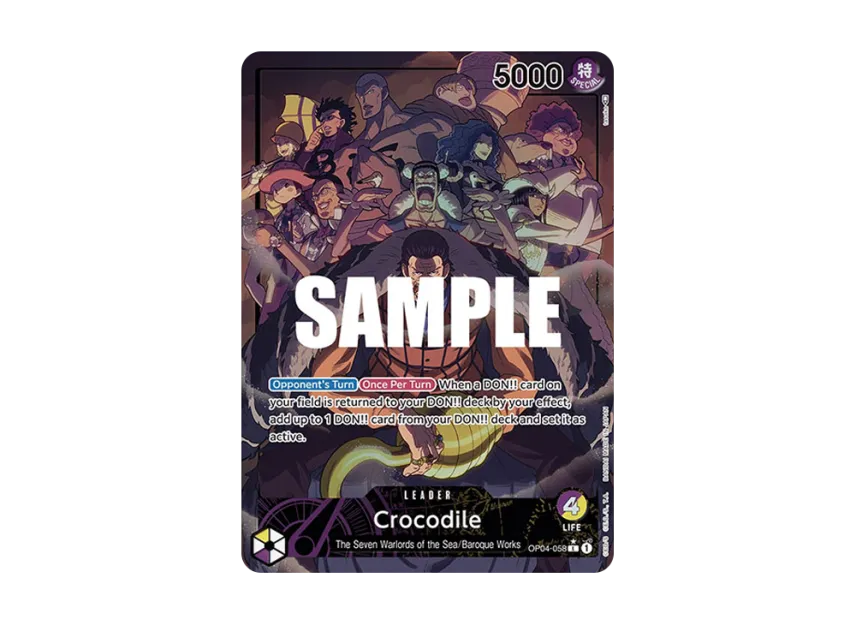 Crocodile L-P [OP04-058] [EN] (Booster Pack "Kingdoms Of Intrigue")