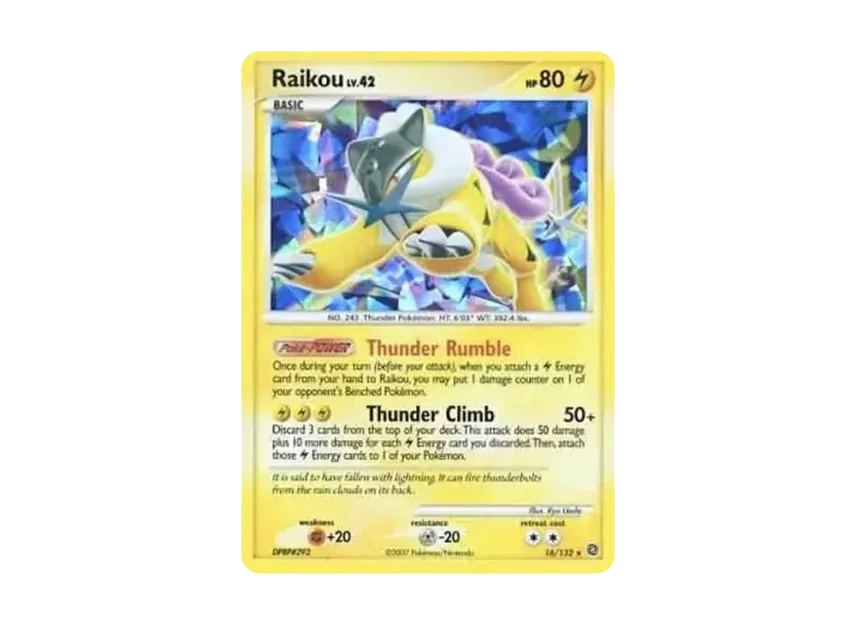 Raikou LV.42 R : Holo [132-PROMOTIONAL-CARD 16/132] (Promotional Card)