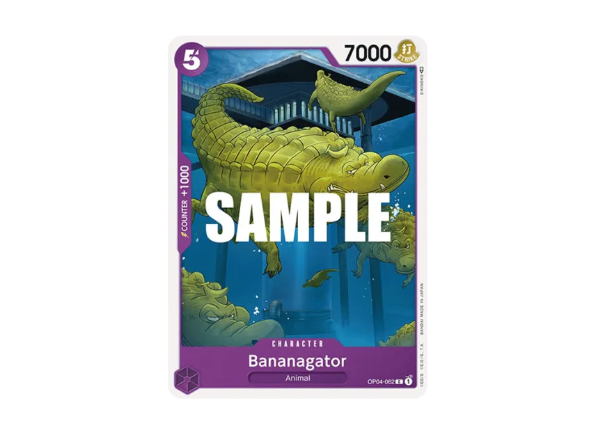 Bananagator C [OP04-062] [EN] (Booster Pack "Kingdoms Of Intrigue")