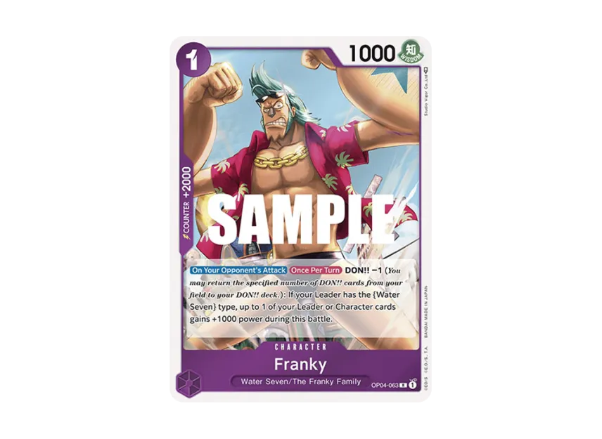 Franky R [OP04-063] [EN] (Booster Pack "Kingdoms Of Intrigue")