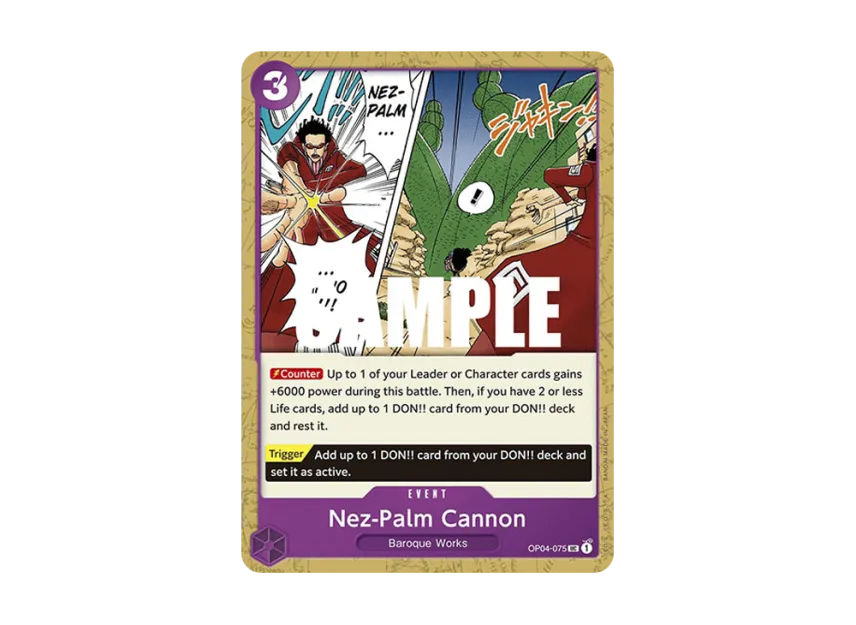Nez-Palm Cannon UC [OP04-075] [EN] (Booster Pack "Kingdoms Of Intrigue")