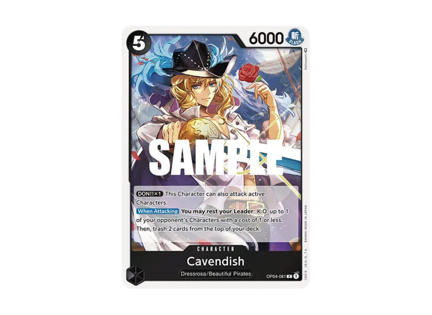 Cavendish R [OP04-081] [EN] (Booster Pack "Kingdoms Of Intrigue")
