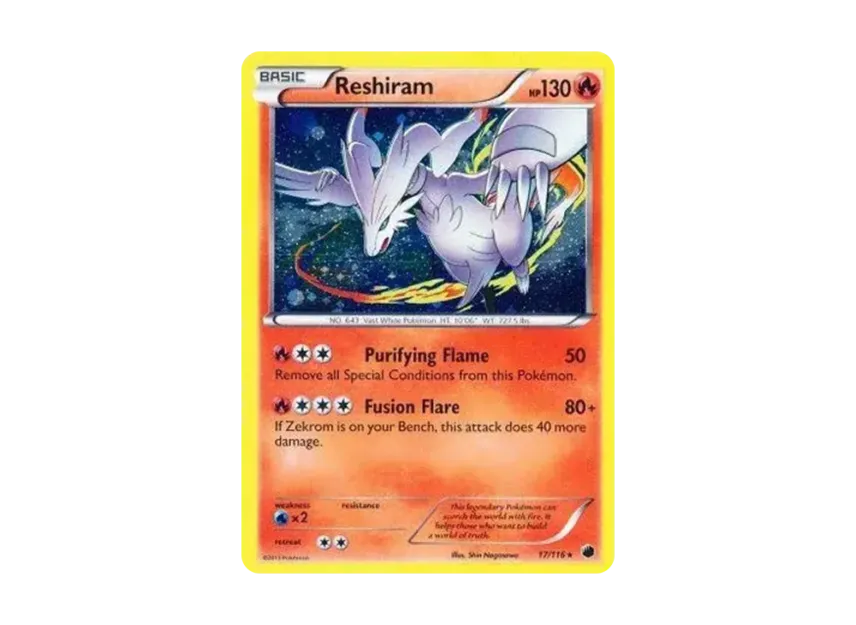 Reshiram R : Holo [116-PROMOTIONAL-CARD 17/116] (Promotional Card)