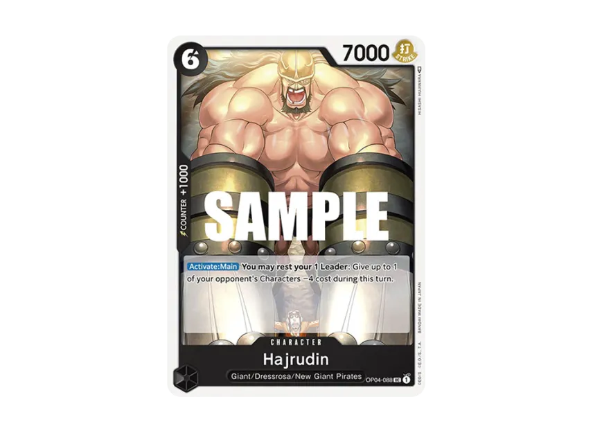 Hajrudin UC [OP04-088] [EN] (Booster Pack "Kingdoms Of Intrigue")