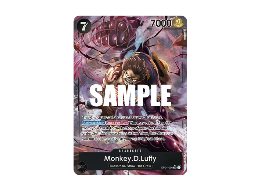 Monkey.D.Luffy SR-P [OP04-090] [EN] (Booster Pack "Kingdoms Of Intrigue")