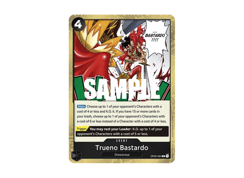 Trueno Bastardo R [OP04-094] [EN] (Booster Pack "Kingdoms Of Intrigue")