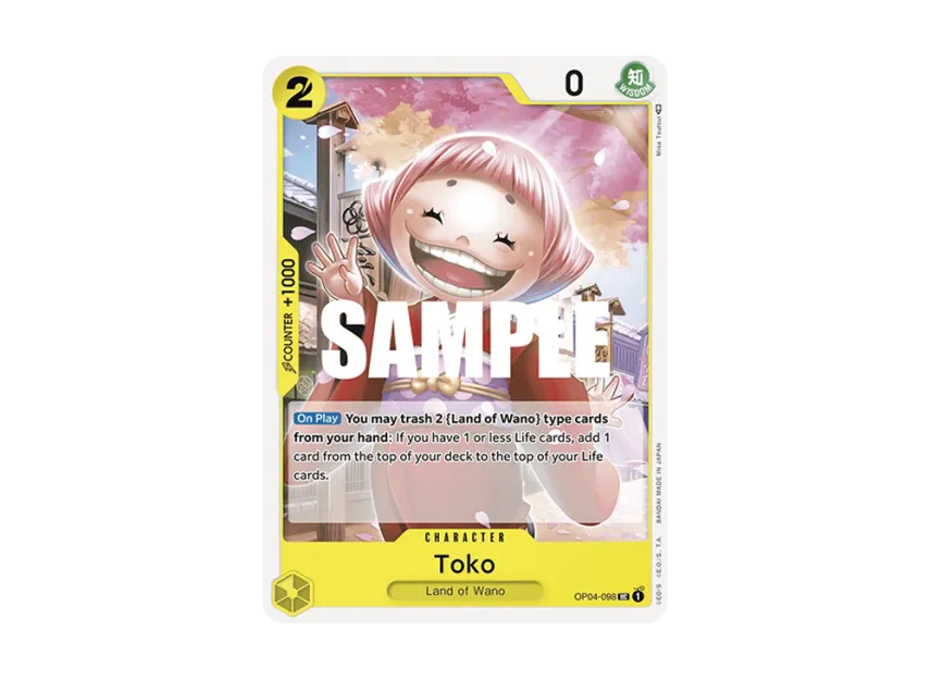 Toko UC [OP04-098] [EN] (Booster Pack "Kingdoms Of Intrigue")