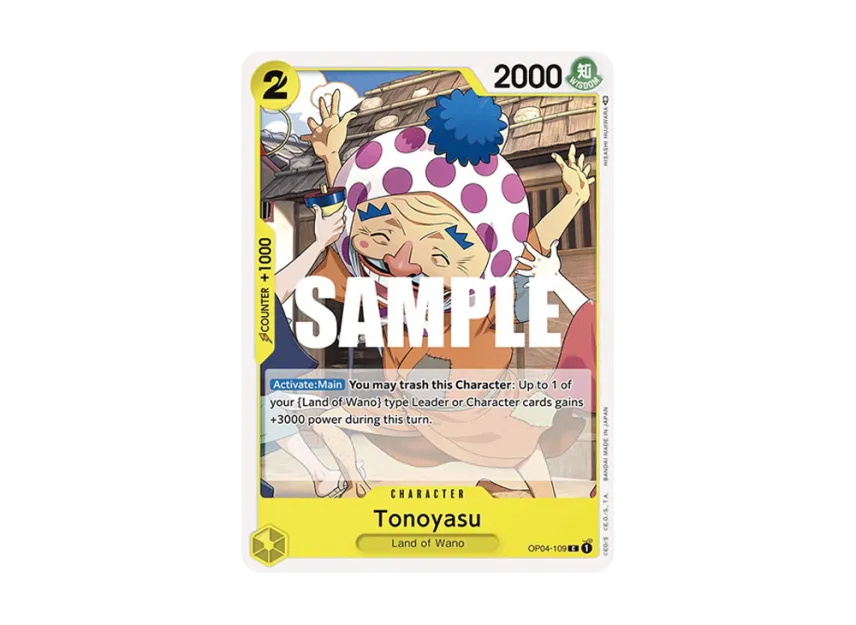 Tonoyasu C [OP04-109] [EN] (Booster Pack "Kingdoms Of Intrigue")
