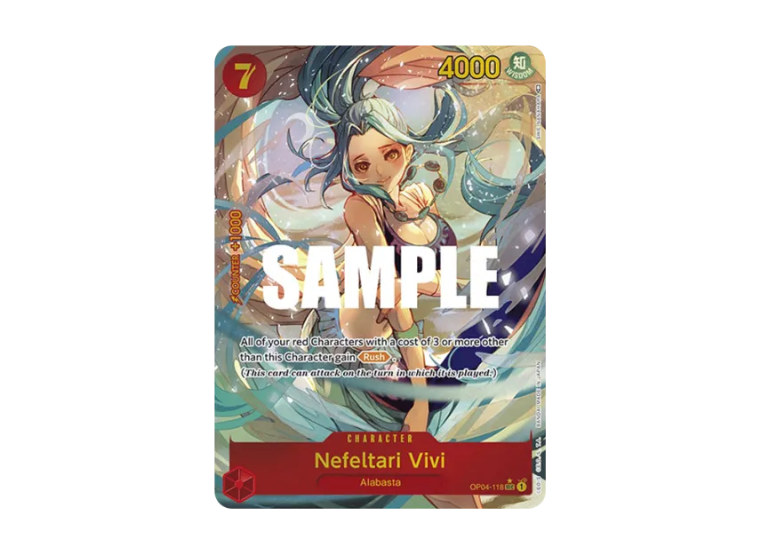 Nefeltari Vivi SEC-P [OP04-118] [EN] (Booster Pack "Kingdoms Of Intrigue")
