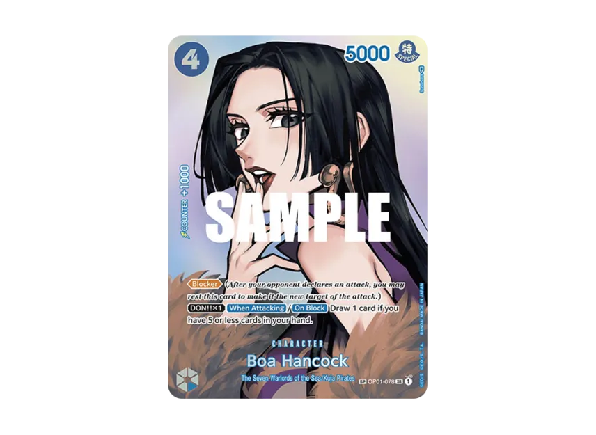 Boa Hancock SR-SPC [OP01-078] [EN] (Booster Pack "Kingdoms Of Intrigue")