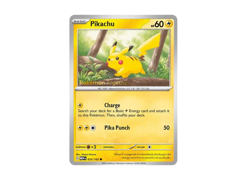 Pikachu C [MEW 025/165] [EN] (Promotional Card)