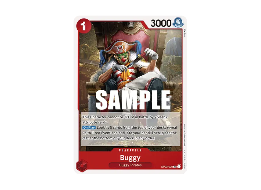 Buggy UC [OP03-008] [EN] (Booster Pack "Pillars Of Strength")