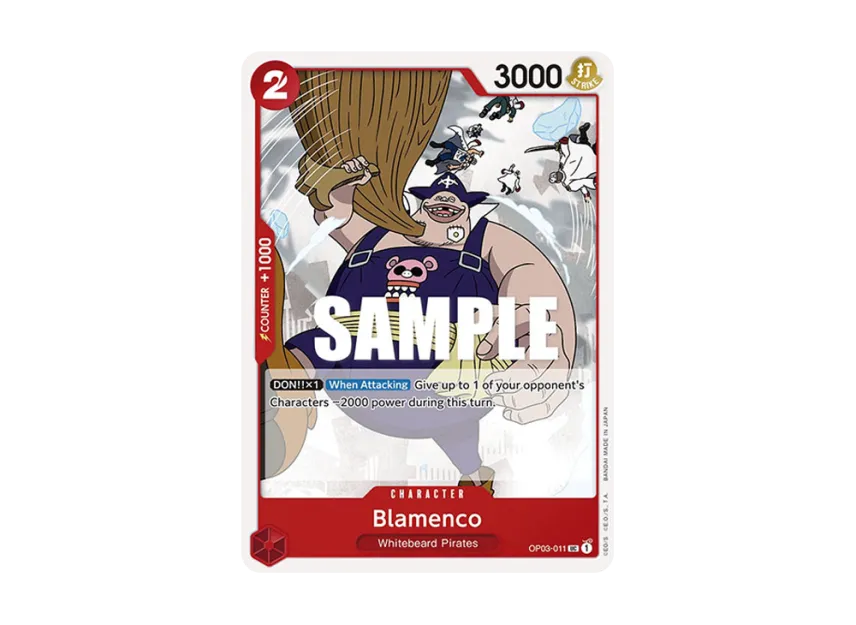 Blamenco UC [OP03-011] [EN] (Booster Pack "Pillars Of Strength")