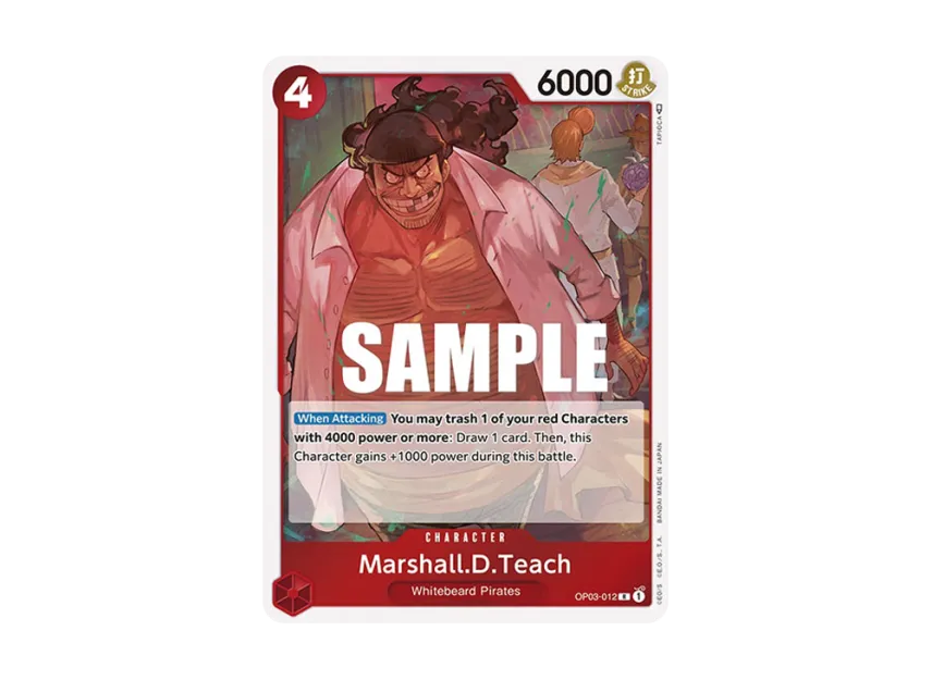 Marshall.D.Teach R [OP03-012] [EN] (Booster Pack "Pillars Of Strength")